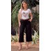 034525 - Blusa Manga Curta Estampa em Silk